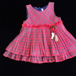 ALETTA Dresses 12 months - red. Scottish cage.